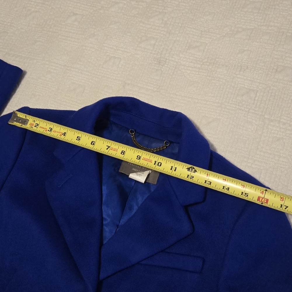J. Crew 100% Wool by Nello Gori Peacoat, size 8 - Picture 6 of 11